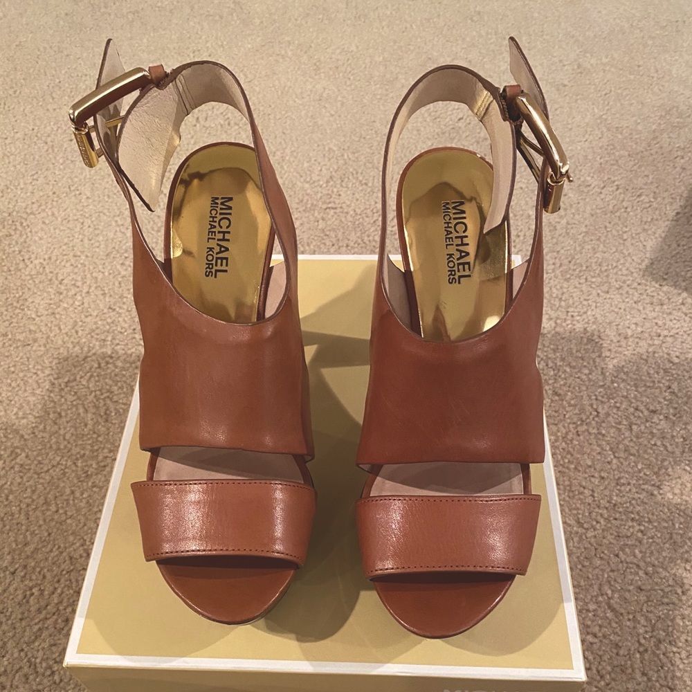 Michael Kors leather heels
